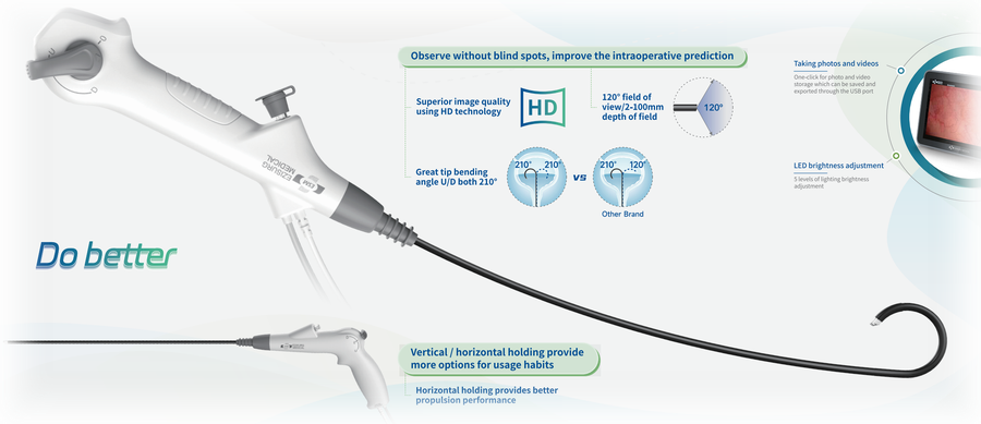 Single use digital flexible cysto-nephroscope introduction board